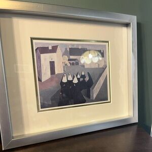 Jean Paul Lemieux “Les Ursulines” | Framed Art Print | Quebec Artist | 9x10